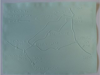 山行コース用触地図(棒ノ折山<ぼうのおれやま>)の写真